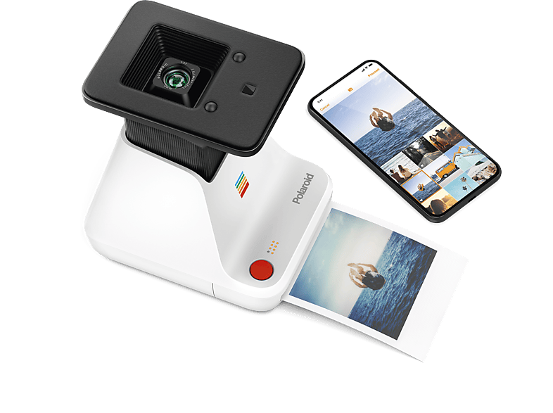 POLAROID Lab Sofortbildrucker, Weiß/Schwarz