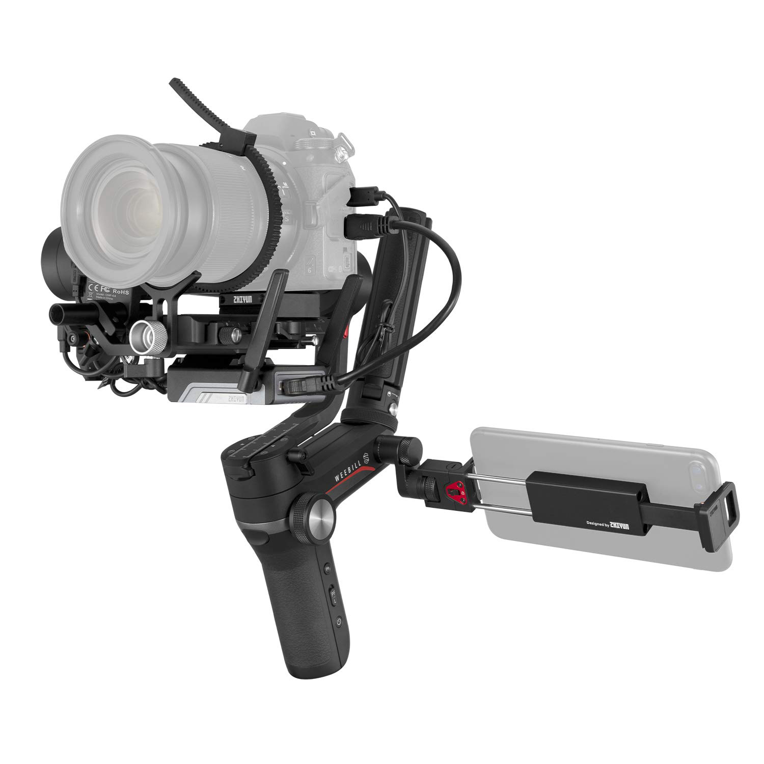 ZHIYUN WEEBILL S Gimbal Image Transmission Pro Kit Gimbal, Schwarz
