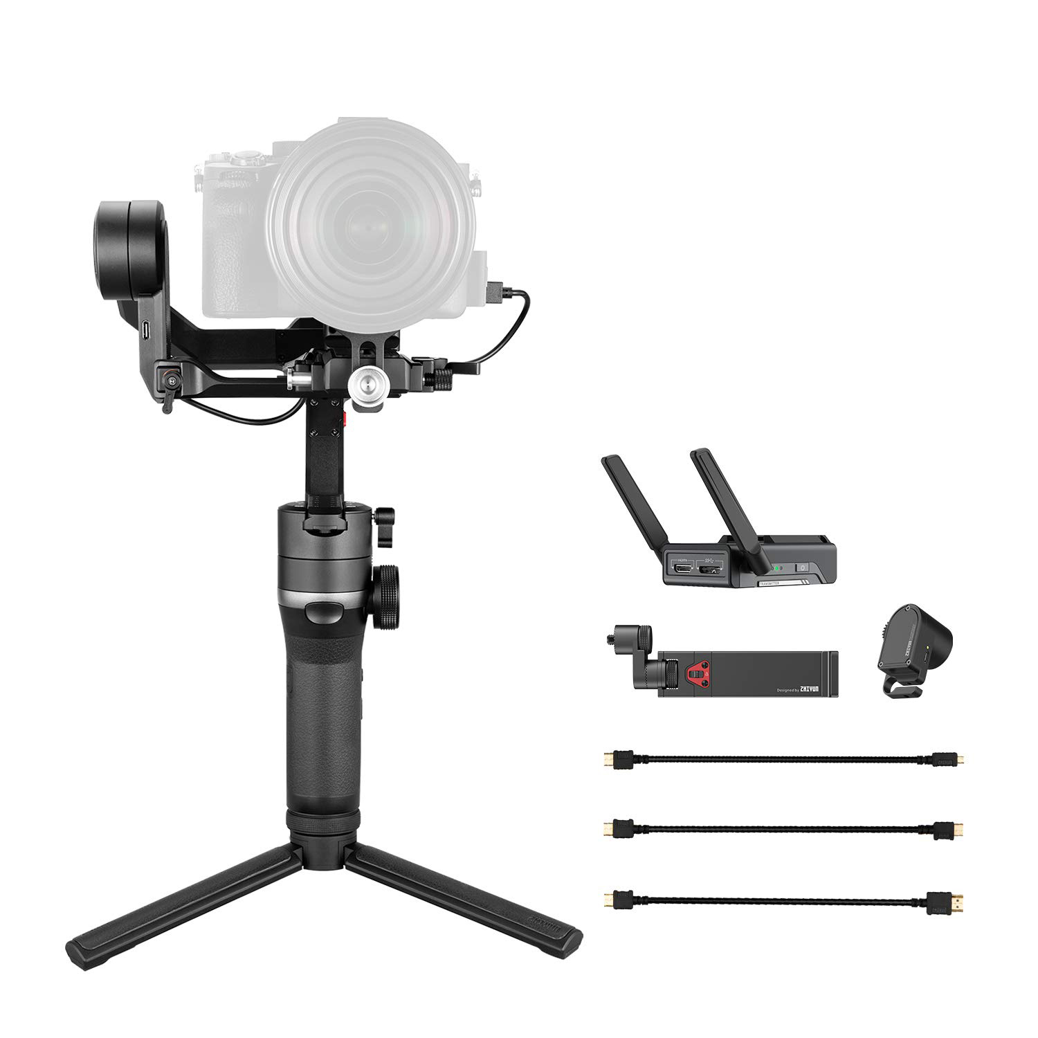 ZHIYUN WEEBILL S Gimbal Image Transmission Pro Kit Gimbal, Schwarz
