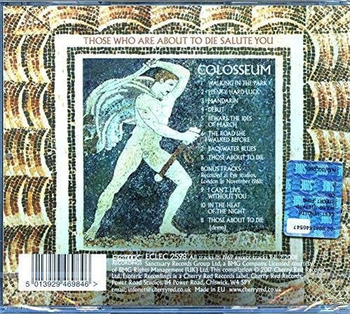 CD hátlap egy férfi és egy kard festményével. A dalok címei és egy vonalkód látható.