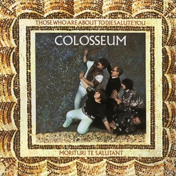 Album borítója: Öt ember mozaikkal keretezett képen. Az album címe: 'Colosseum'.