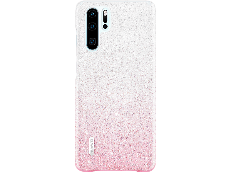 HUAWEI VOGUE Glamorous Case, Backcover, Huawei, P30, Rosa/ Weiß Polycarbonat (PC)