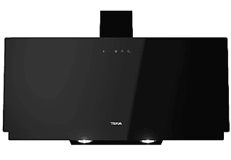 Campana - Teka DVN 94030 TTC BK, Decorativa, 425 m³/h, 142 W, Clase C, Filtro Carbón D9C, Negro