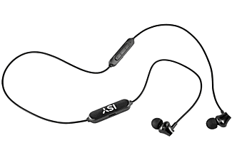 Auriculares inalámbricos - ISY IBH-3001-BK, De botón, Bluetooth 4.2, Hasta 5 horas, Micrófono, Negro