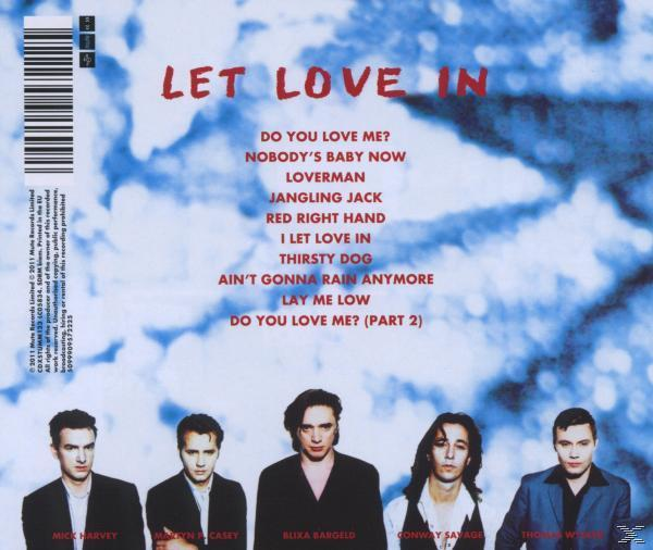 A 'Let Love In' album borítója Nick Cave-től és a Bad Seedstől. A zenekar tagjai.