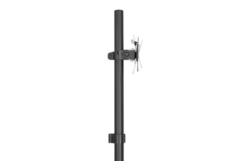 DIGITUS DA-90374 Mobiler Arbeitsplatz, max. 32 Zoll, rotierbar, Neigbar, Schwarz