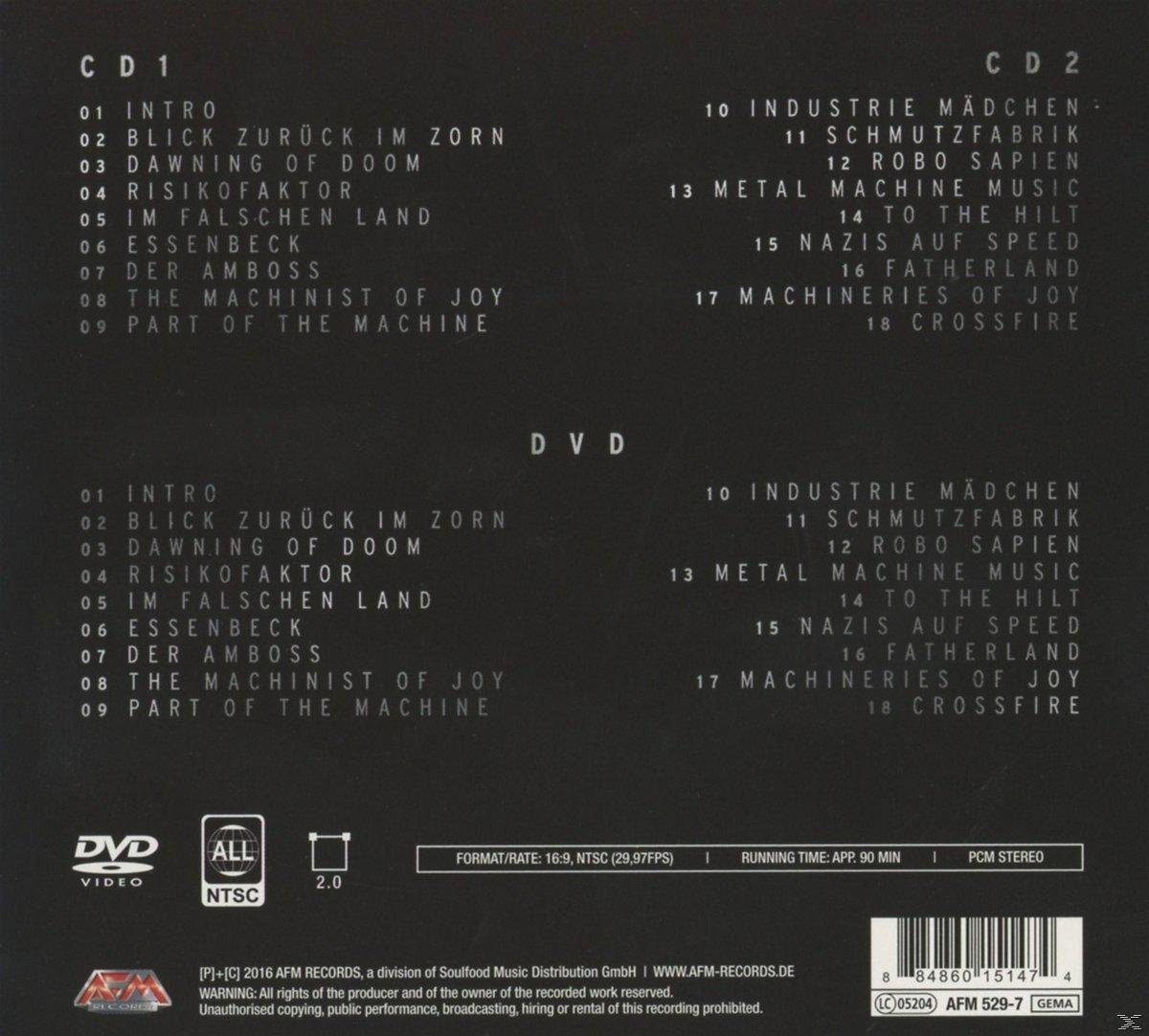 CD-Cover: Album-Trackliste mit DVD-Info.
