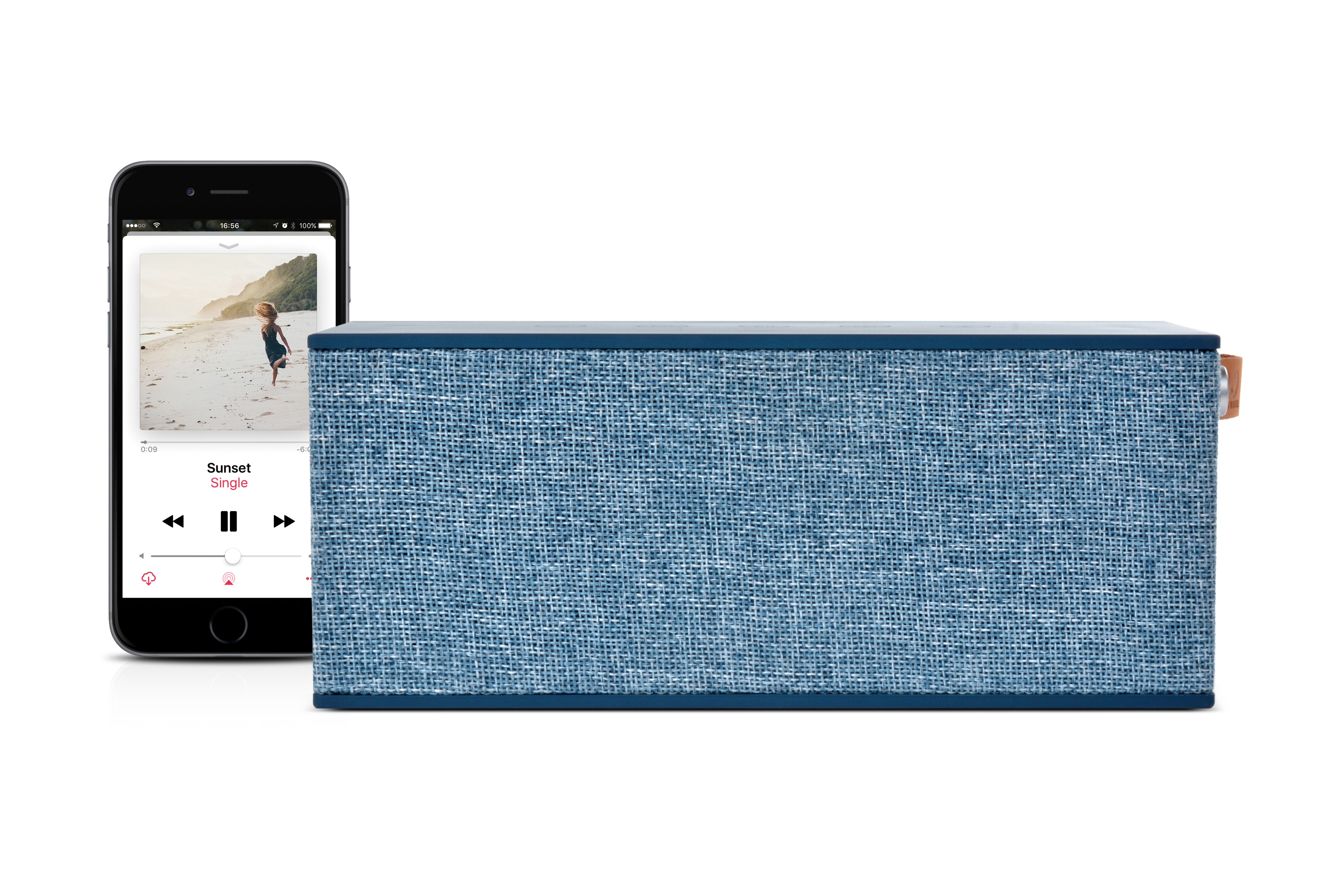 FRESH ‘N REBEL Rockbox Brick XL Bluetooth Lautsprecher, Indigo