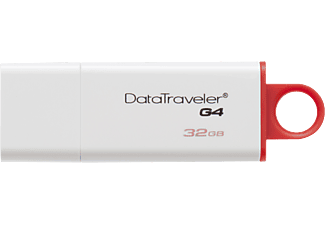KINGSTON DataTraveler G4 - Clé USB  (32 GB, Blanc/Rouge)