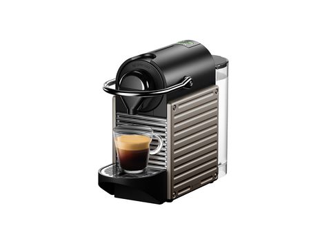 Kapselmaschine Pixie MediaMarkt XN304T Nespresso KRUPS Titan | Nespresso