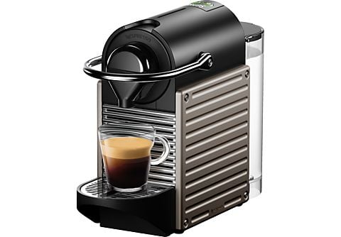 KRUPS XN304T Nespresso Pixie Kapselmaschine Titan Nespresso | MediaMarkt
