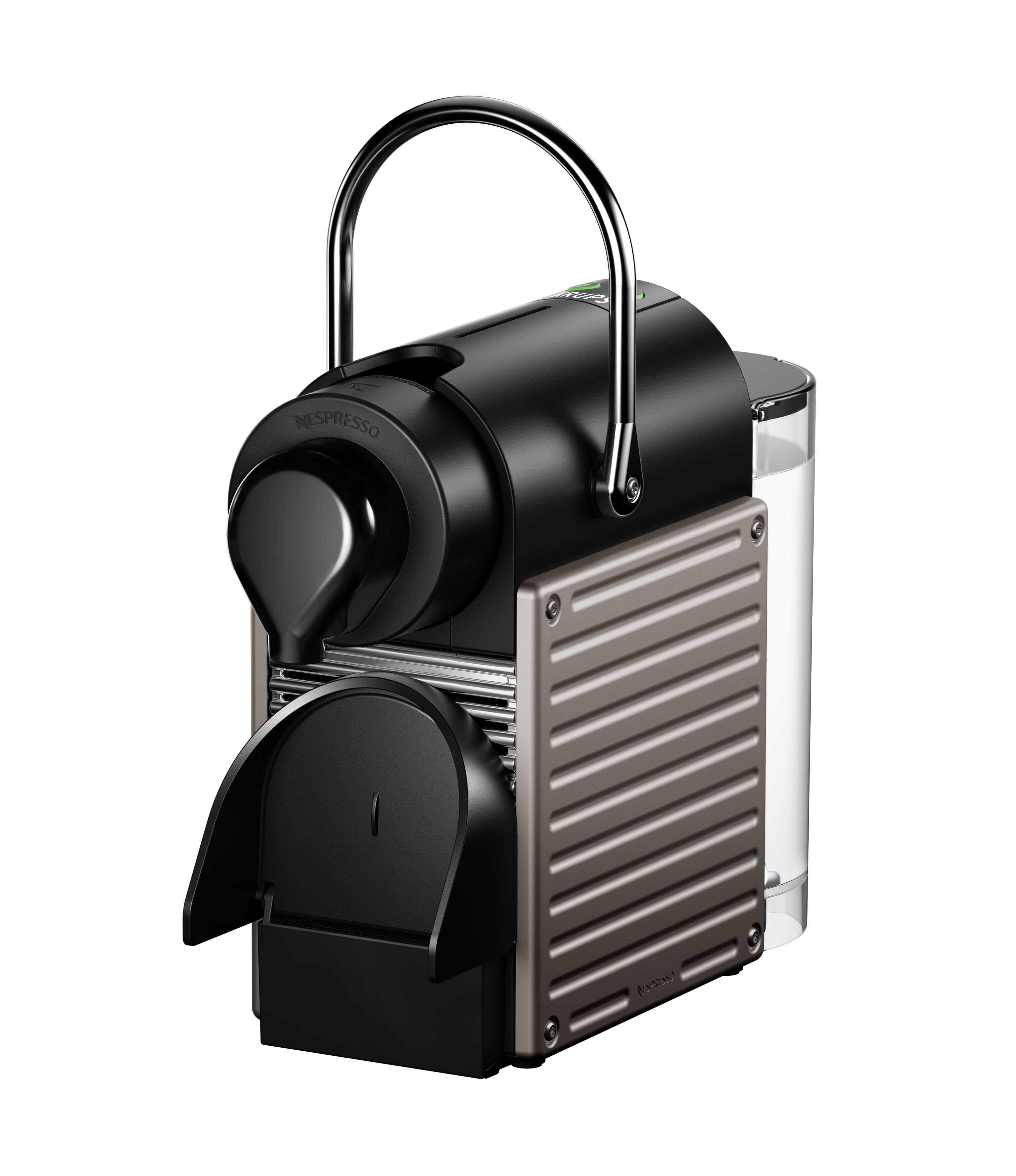 KRUPS XN305T Nespresso Pixie + Aeroccino Kapselmaschine Titan