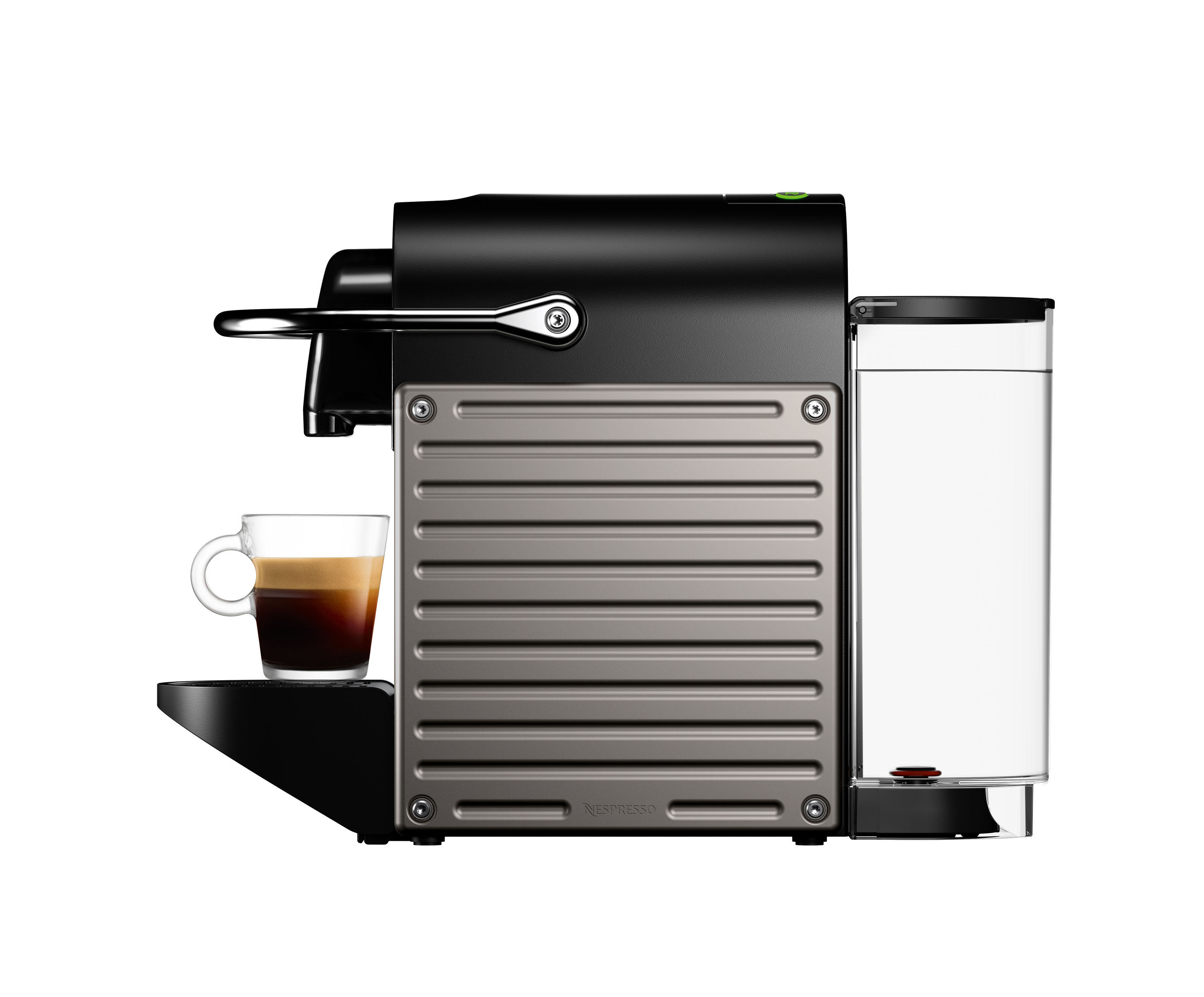 KRUPS XN305T Nespresso Pixie + Aeroccino Kapselmaschine Titan