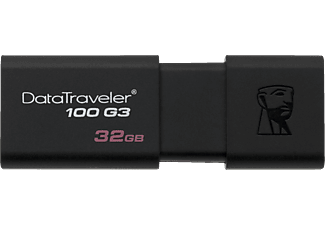 KINGSTON DataTraveler 100 G3 - Clé USB  (32 GB, Noir)