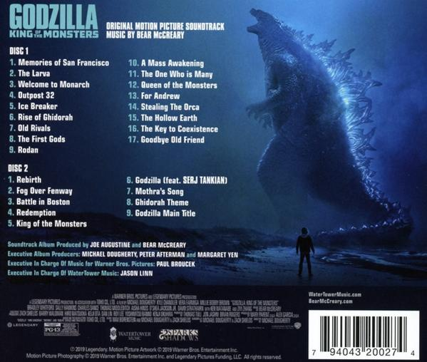 Bear Ost/mccreary - Godzilla:King Of - Monsters (CD)