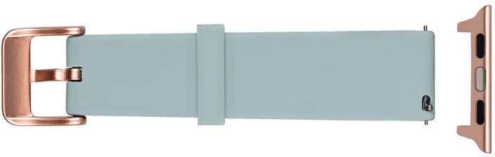 ARTWIZZ 4804-2966 Watchband Sili, Ersatzarmband, Hellgrau