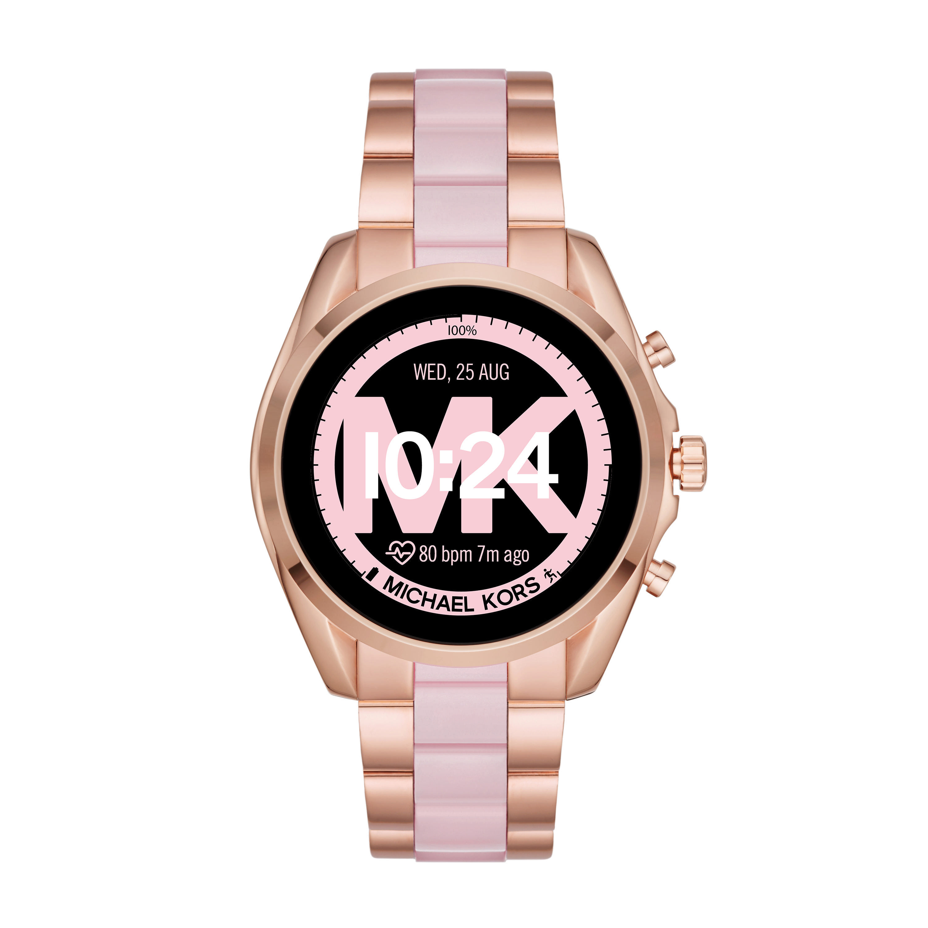 MICHAEL KORS MKT5090 Bradshaw Smartwatch Edelstahl Edelstahl, M, Roségold/Pink