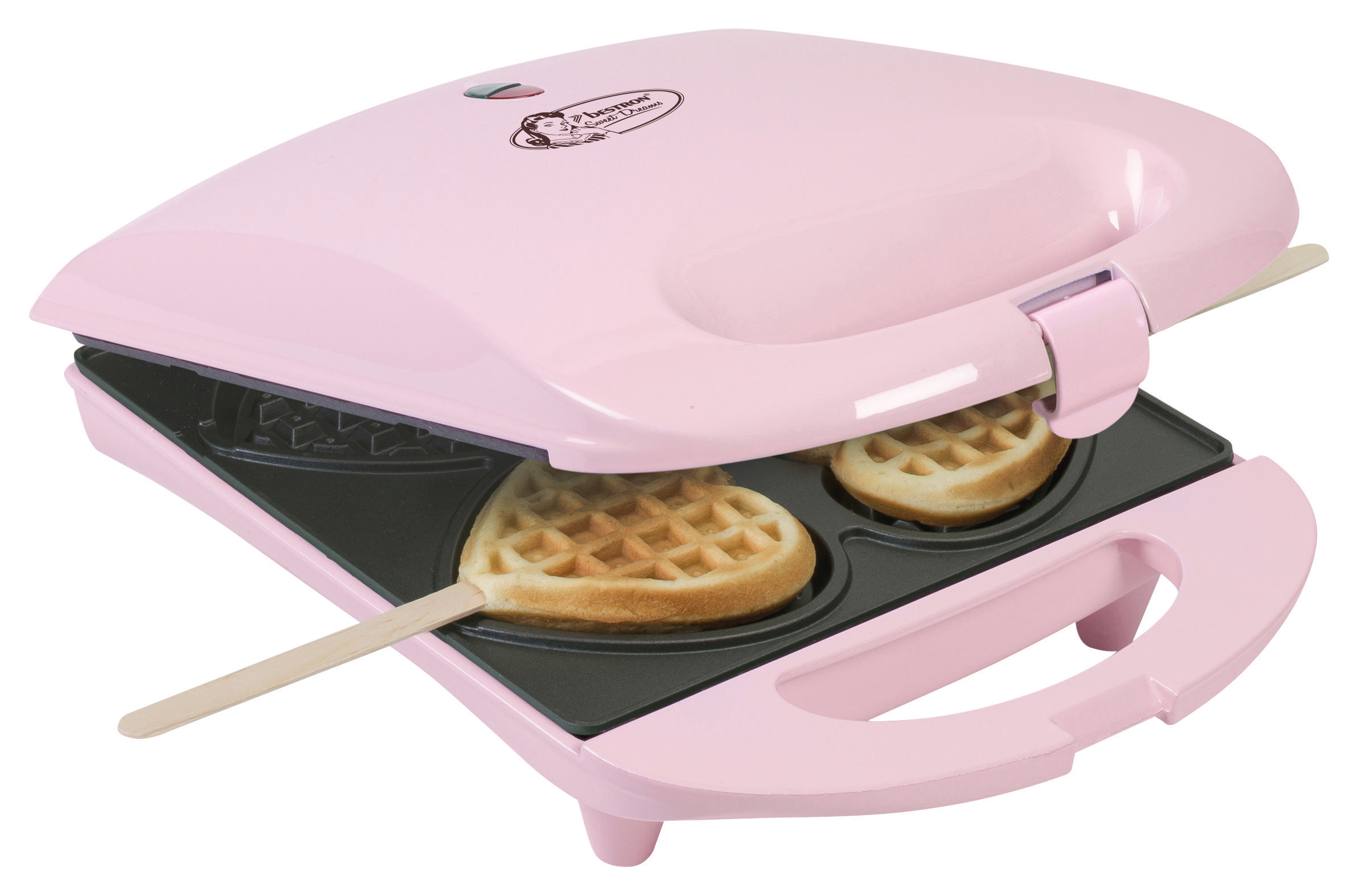BESTRON DSW271P Waffeleisen Rosa
