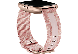 FITBIT Woven Hybrid L - Bracciale di ricambio (Rosa)