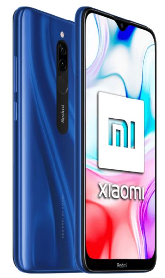 Móvil - Xiaomi Redmi 8, Azul, 64 GB, 4 GB RAM, 6.22" HD+, Snapdragon 439, 5000 mAh, Android