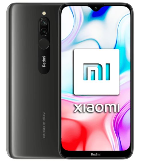 Móvil - Xiaomi Redmi 8, Negro, 64 GB, 4 GB RAM, 6.22" HD+, Snapdragon 439, 5000 mAh, Android
