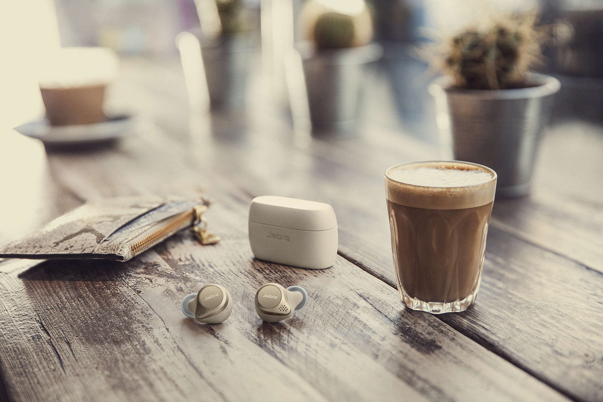 JABRA Elite 75t mit ANC, In-ear Kopfhörer Bluetooth Gold/Beige