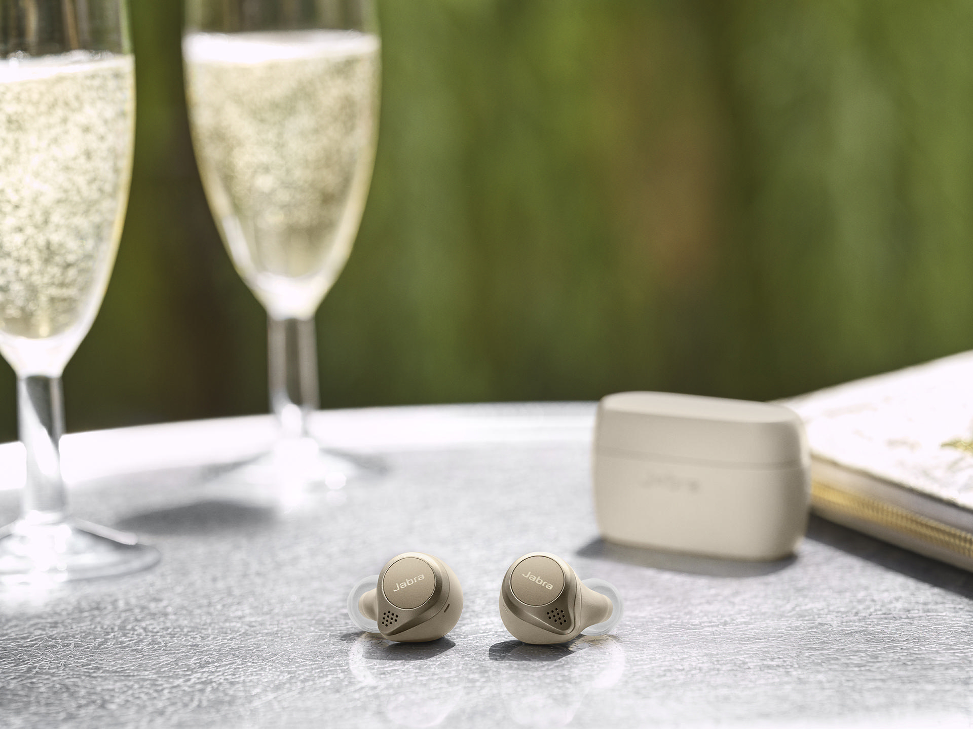 JABRA Elite 75t mit ANC, In-ear Kopfhörer Bluetooth Gold/Beige