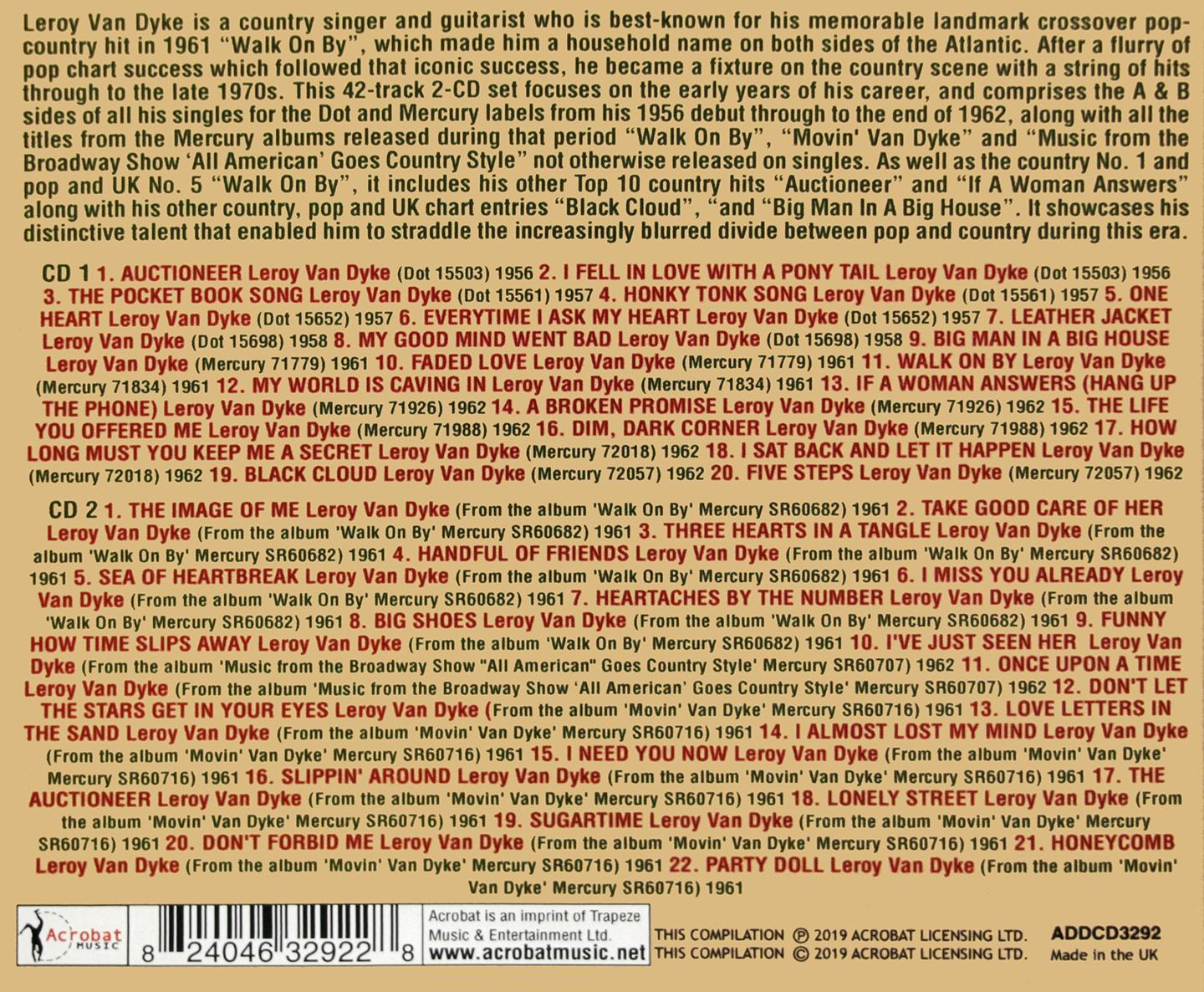 Leroy Van Dyke - The Complete Releases 1956-62  - (CD)