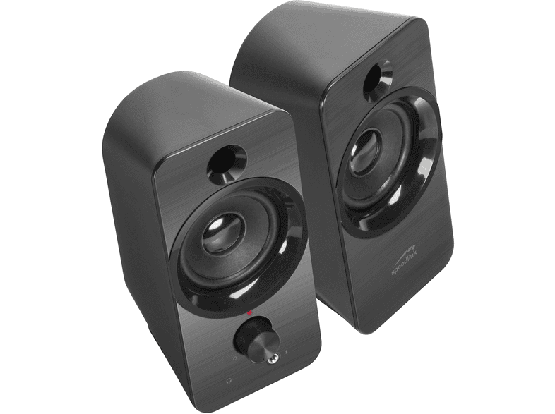 SPEEDLINK DAROC Stereo Lautsprecher schwarz; Stereo-Lautsprecher — Foto 4 von 5