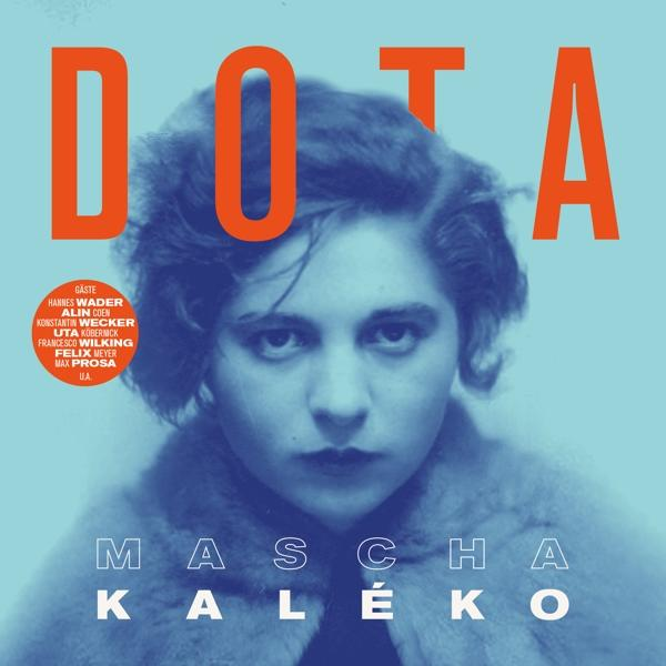 Albumcover mit dem Gesicht einer Frau, mit dem Wort DOTA und Albumtitel darunter.