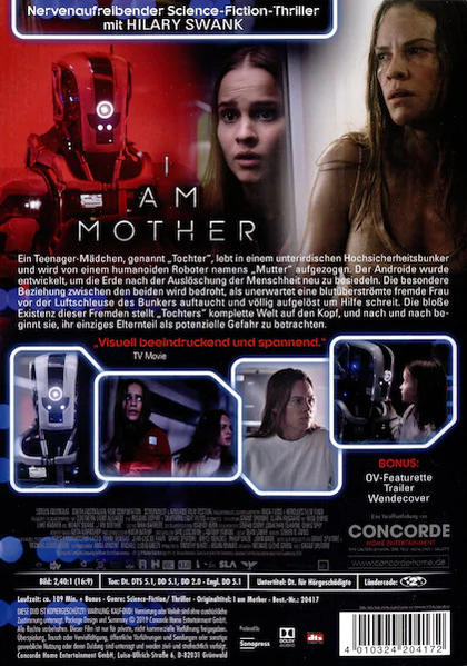 I Am Mother DVD