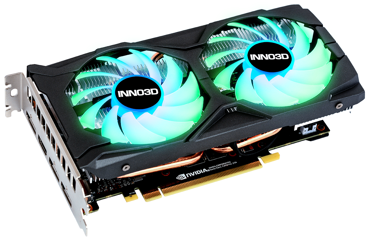 INNO3D Geforce® GTX 1660 SUPER™ Twin X2 OC RGB 6GB (N166S2-06D6X-1712VA15LB) (NVIDIA, Grafikkarte)