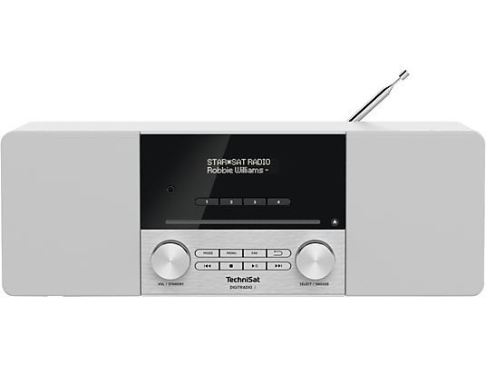 TECHNISAT DIGITRADIO 3 - Radio digitale (DAB+, FM, DAB, Bianco/Grigio)