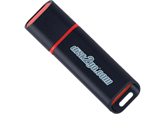 DISK2GO Passion - USB-Stick  (8 GB, Schwarz/Rot)