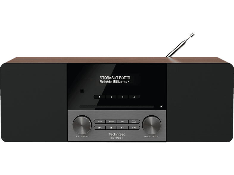 Technisat Digitradio 3 - Digitalradio (DAB+, FM, Nussbaum)