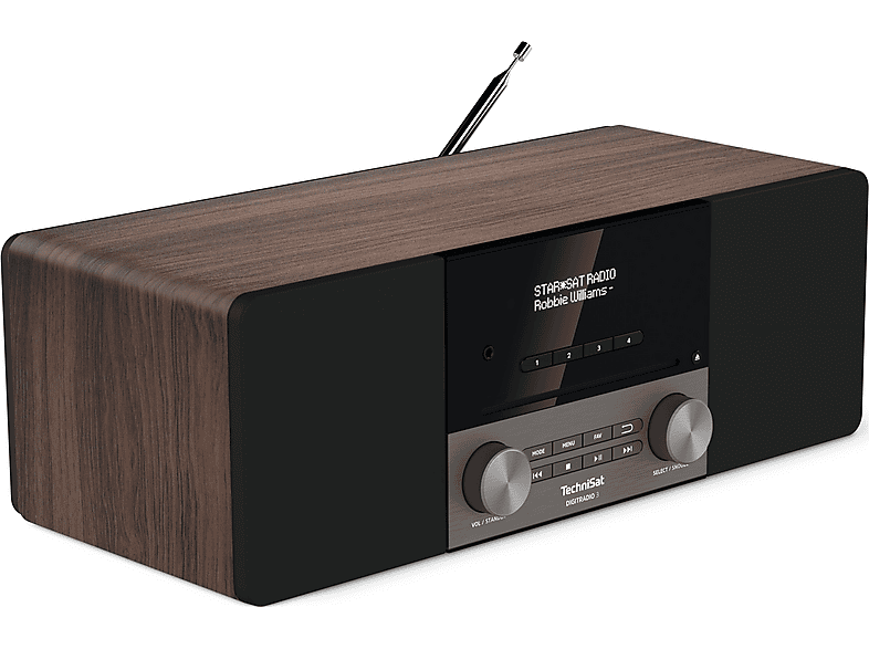 Technisat Digitradio 3 - Digitalradio (DAB+, FM, Nussbaum)