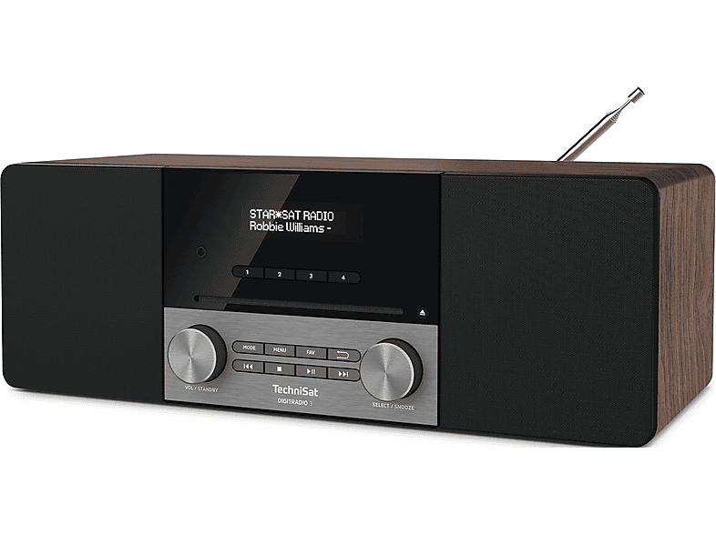 Technisat Digitradio 3 - Digitalradio (DAB+, FM, Nussbaum) — Foto 3 von 4