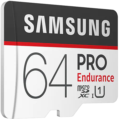 SAMSUNG Carte mémoire Pro Endurance microSD 64 GB Class 10 UHS-I (MB-MJ64GA/EU)