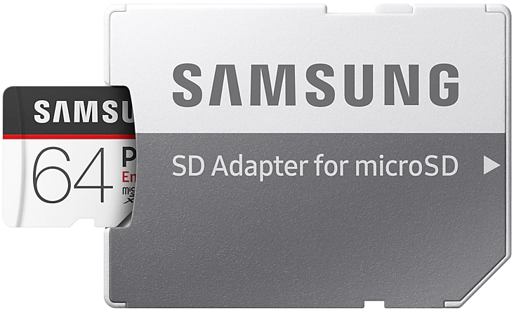 SAMSUNG Carte mémoire Pro Endurance microSD 64 GB Class 10 UHS-I (MB-MJ64GA/EU)