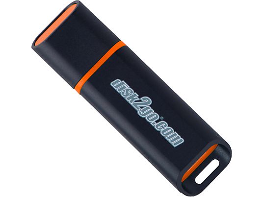 DISK2GO Passion - USB-Stick  (128 GB, Schwarz/Orange)