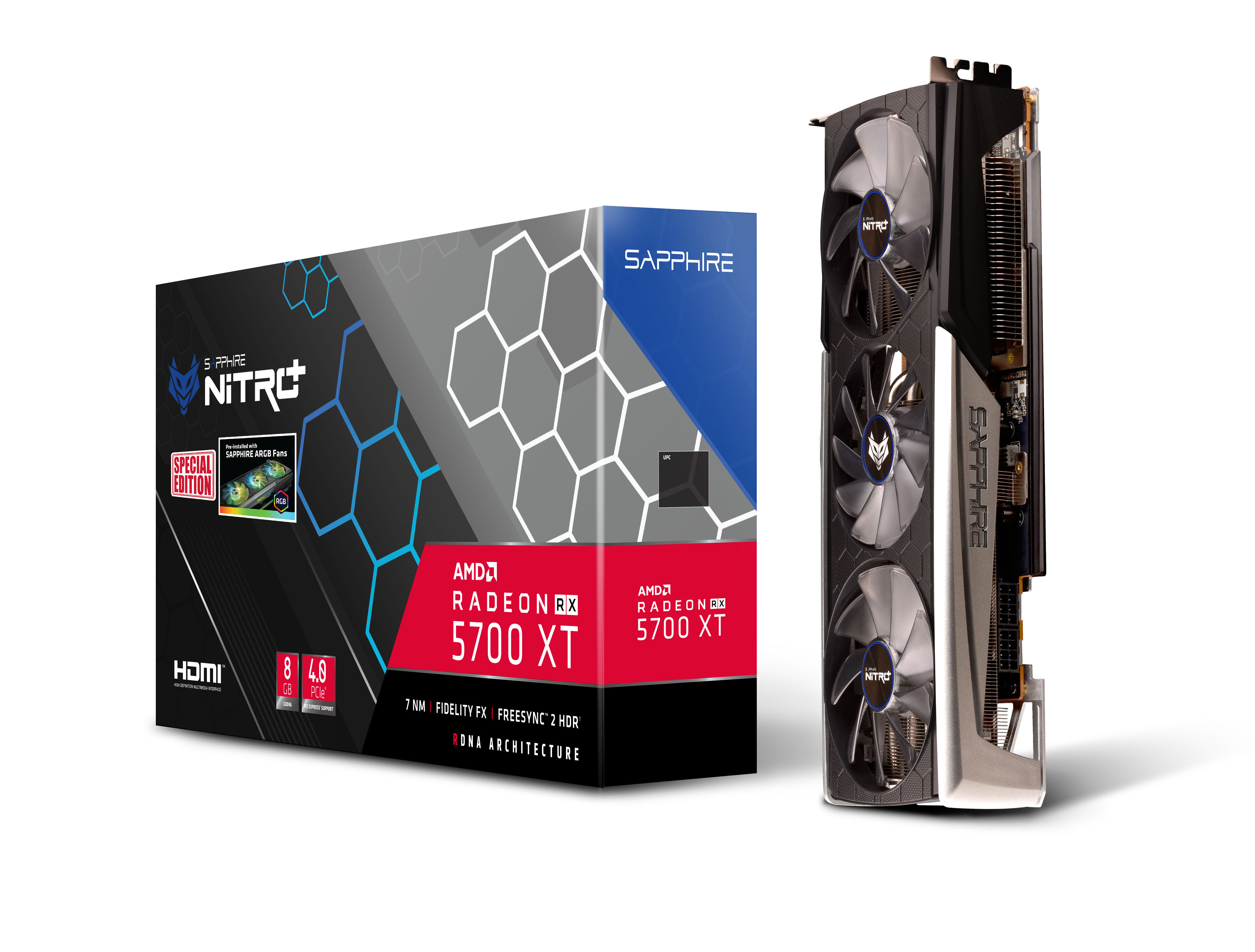 SAPPHIRE Radeon™ RX 5700 XT NITRO+ OC 8GB Special Edition (11293