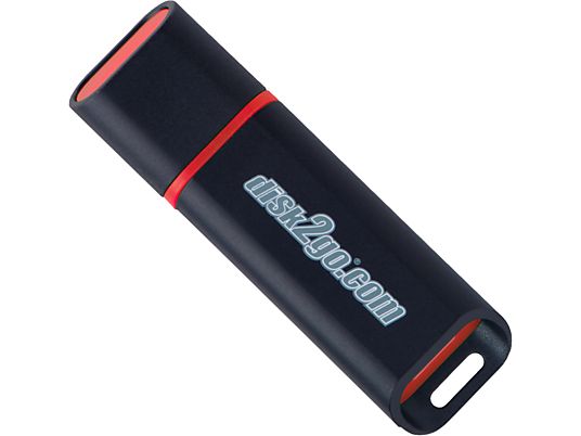 DISK2GO Passion - USB-Stick  (64 GB, Schwarz/Rot)