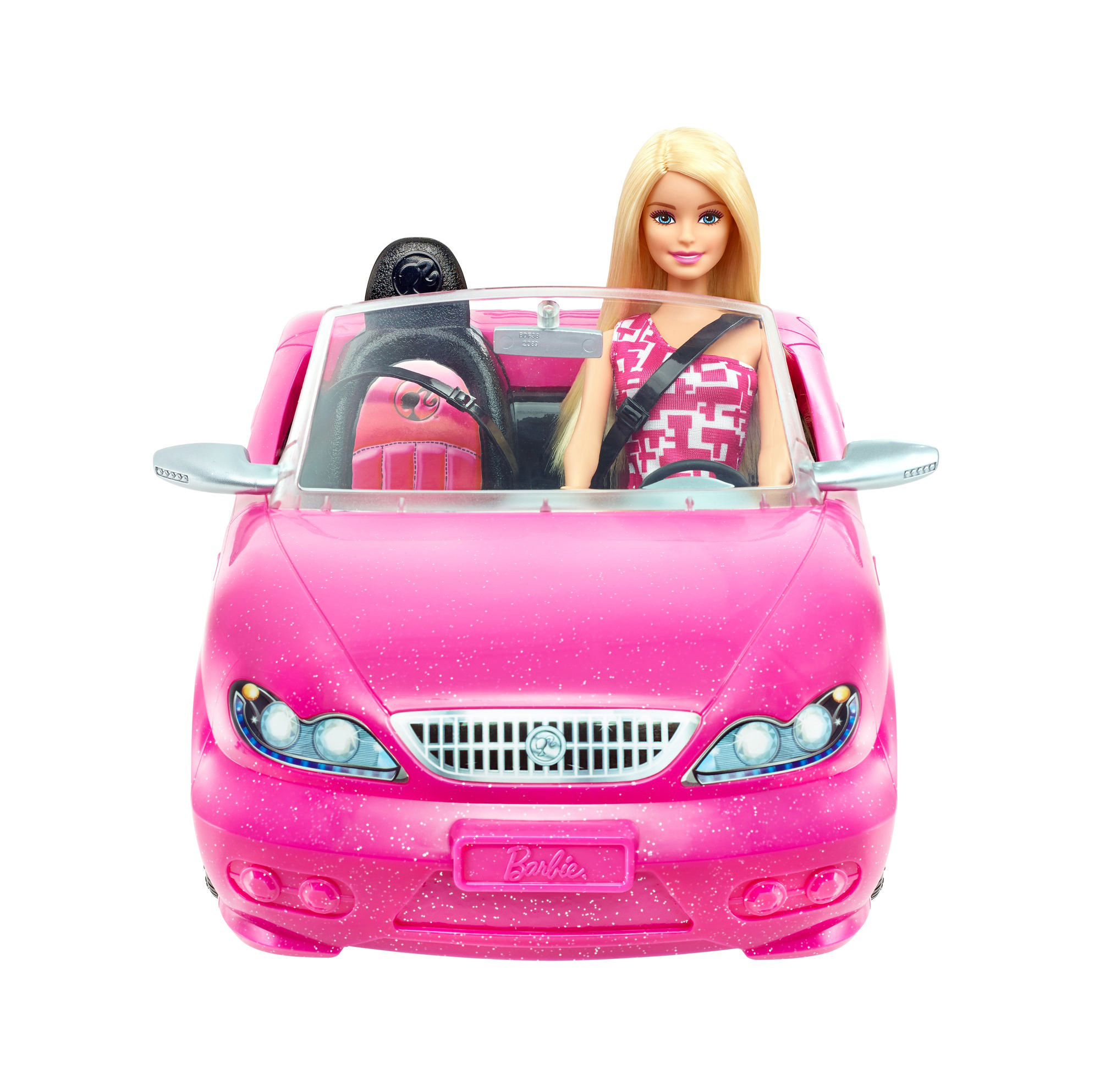 BARBIE Glam Cabrio mit Puppe Spielset Mehrfarbig