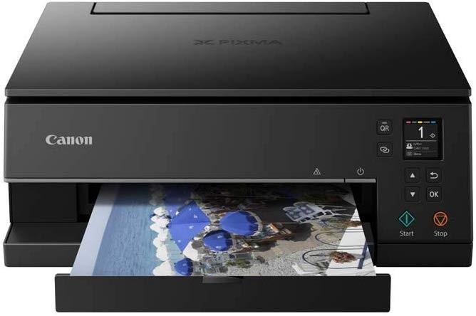 Impresora multifunción - Canon PIXMA TS6350, Impresora, escáner y copiadora, 4800 x 1200 ppp, Wi-Fi, Negro