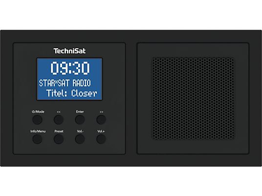 TECHNISAT DIGITRADIO UP1 - Digitalradio (DAB, DAB+, FM, Schwarz)