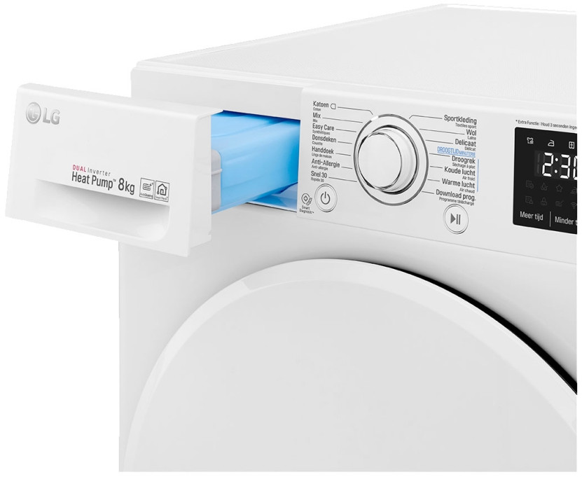 LG Warmtepomp droogkast A+++ (RC80U2AV0Q)