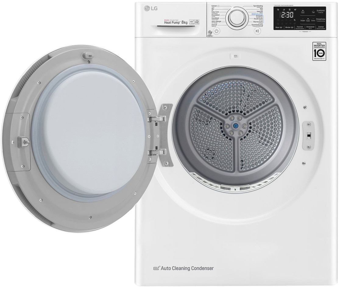 LG Warmtepomp droogkast A+++ (RC80U2AV0Q)