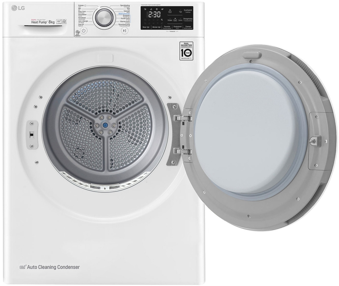 LG Warmtepomp droogkast A+++ (RC80U2AV0Q)