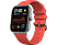 XIAOMI Amazfit GTS - Smartwatch (Breite: 20 mm / Armbandlänge: 120 mm (lang), 87 mm (kurz), Silikon, Grau/Orange)