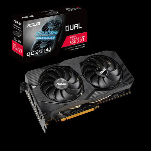 ASUS DUAL-RX5500XT-O8G-EVO (90YV0DV1-M0NA00) (AMD, Grafikkarte)